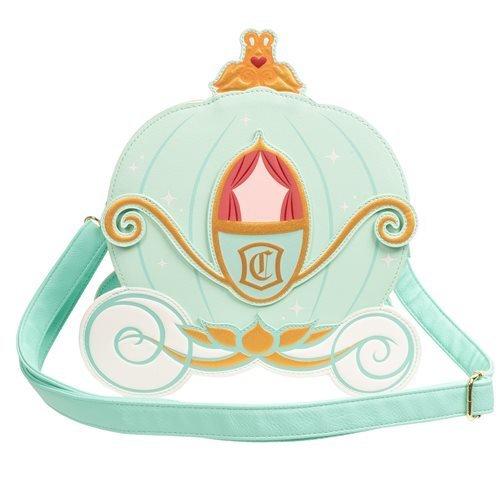 Loungefly Cinderella Reversible Pumpkin Carriage Crossbody Purse - Entertainment Earth Exclusive - by Loungefly | Buy at ToyShnip