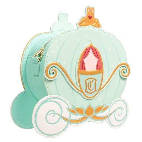 Loungefly Cinderella Reversible Pumpkin Carriage Crossbody Purse - Entertainment Earth Exclusive - by Loungefly | Buy at ToyShnip