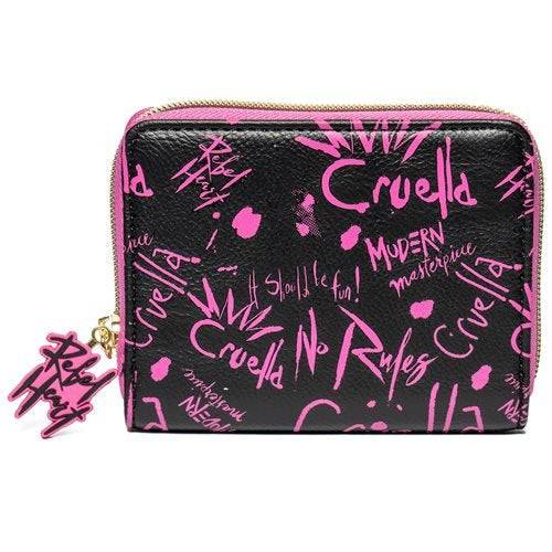 Loungefly Cruella Graffiti Zip-Around Wallet - Entertainment Earth Exclusive - by Loungefly | Buy at ToyShnip