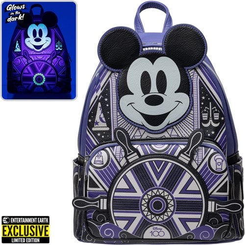 Loungefly Disney 100 Art Deco Mickey Mouse Mini-Backpack - Entertainment Earth Exclusive - by Loungefly | Buy at ToyShnip