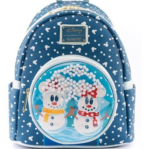 Loungefly Disney Minnie & Mickey Mouse Snow Globe Mini-Backpack - by Loungefly | Buy at ToyShnip
