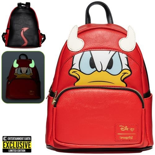 Loungefly Donald Duck Devil Donald Cosplay Mini-Backpack - Entertainment Earth Exclusive - by Loungefly | Buy at ToyShnip