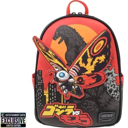 Loungefly Godzilla vs. Mothra Midsize Backpack - Entertainment Earth Exclusive - by Loungefly