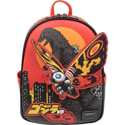 Loungefly Godzilla vs. Mothra Midsize Backpack - Entertainment Earth Exclusive - by Loungefly