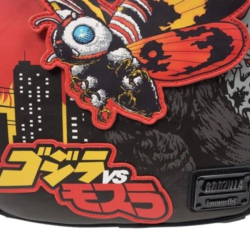 Loungefly Godzilla vs. Mothra Midsize Backpack - Entertainment Earth Exclusive - by Loungefly