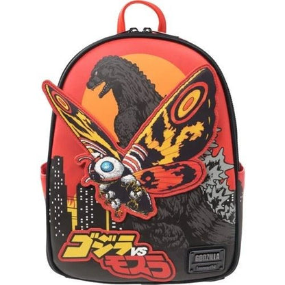 Loungefly Godzilla vs. Mothra Midsize Backpack - Entertainment Earth Exclusive - by Loungefly