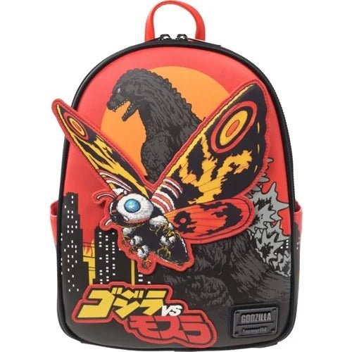 Loungefly Godzilla vs. Mothra Midsize Backpack - Entertainment Earth Exclusive - by Loungefly