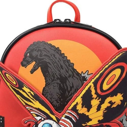Loungefly Godzilla vs. Mothra Midsize Backpack - Entertainment Earth Exclusive - by Loungefly