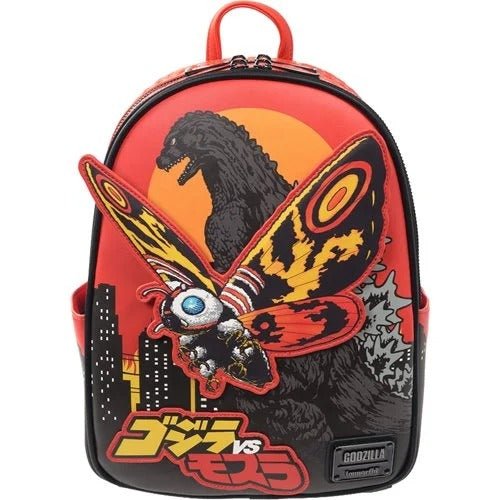 Loungefly Godzilla vs. Mothra Midsize Backpack - Entertainment Earth Exclusive - by Loungefly