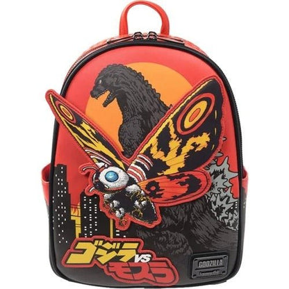 Loungefly Godzilla vs. Mothra Midsize Backpack - Entertainment Earth Exclusive - by Loungefly
