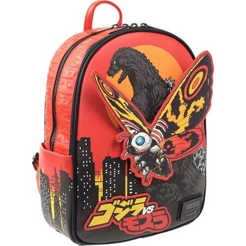 Loungefly Godzilla vs. Mothra Midsize Backpack - Entertainment Earth Exclusive - by Loungefly