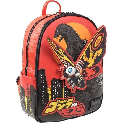 Loungefly Godzilla vs. Mothra Midsize Backpack - Entertainment Earth Exclusive - by Loungefly