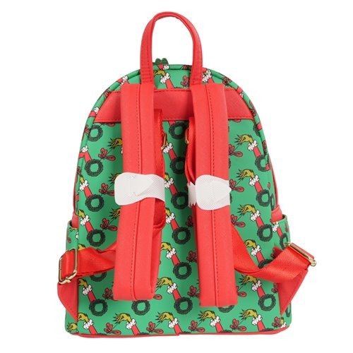 Loungefly How the Grinch Stole Christmas Grinch Christmas Present Mini - Backpack - Entertainment Earth Exclusive - by Loungefly