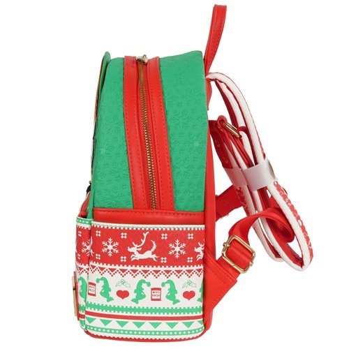 Loungefly How the Grinch Stole Christmas Grinch Christmas Sweater Mini - Backpack - Entertainment Earth Exclusive - by Loungefly