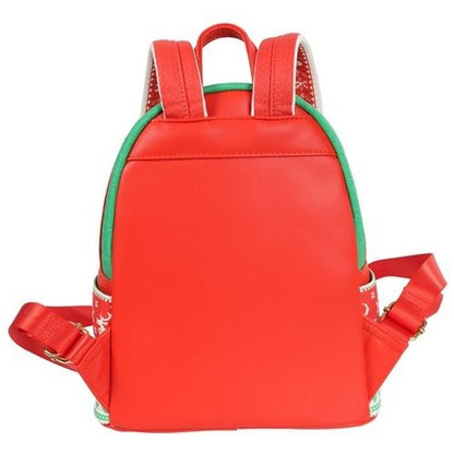 Loungefly How the Grinch Stole Christmas Grinch Christmas Sweater Mini - Backpack - Entertainment Earth Exclusive - by Loungefly