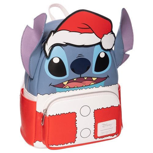 Loungefly Lilo & Stitch Holiday Santa Stitch Mini-Backpack- Entertainment Earth Exclusive - by Loungefly | Buy at ToyShnip