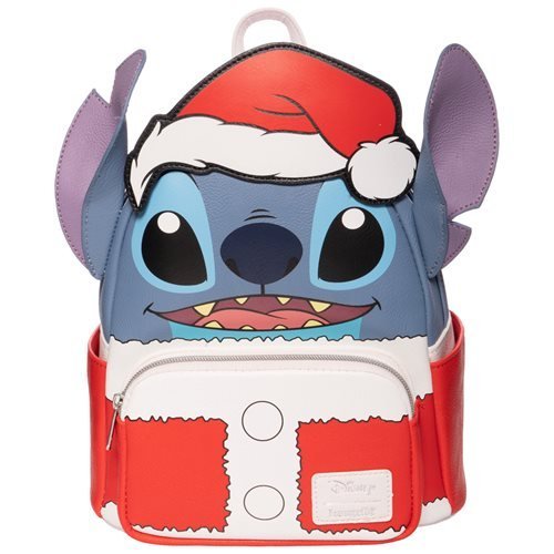 Loungefly Lilo & Stitch Holiday Santa Stitch Mini-Backpack- Entertainment Earth Exclusive - by Loungefly | Buy at ToyShnip