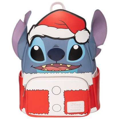 Loungefly Lilo & Stitch Holiday Santa Stitch Mini-Backpack- Entertainment Earth Exclusive - by Loungefly | Buy at ToyShnip