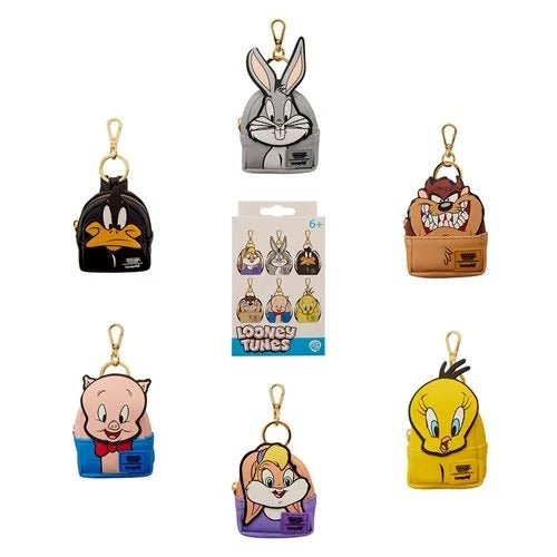 Loungefly Looney Tunes Mystery Mini Backpack Bag Charm (1 box with 1 Charm) - by Loungefly