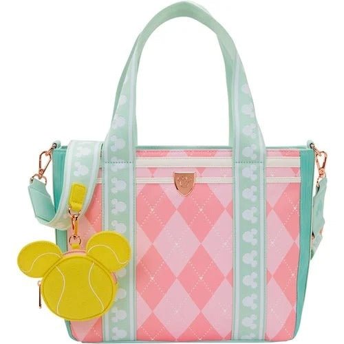 Loungefly Mickey Mouse Tennis Tote Bag with Coin Bag - by Loungefly