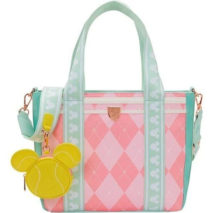Loungefly Mickey Mouse Tennis Tote Bag with Coin Bag - by Loungefly