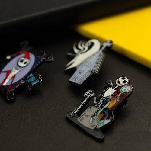 Loungefly Nightmare Before Christmas 3-Piece Pin Set - Entertainment Earth Exclusive - by Loungefly | Buy at ToyShnip