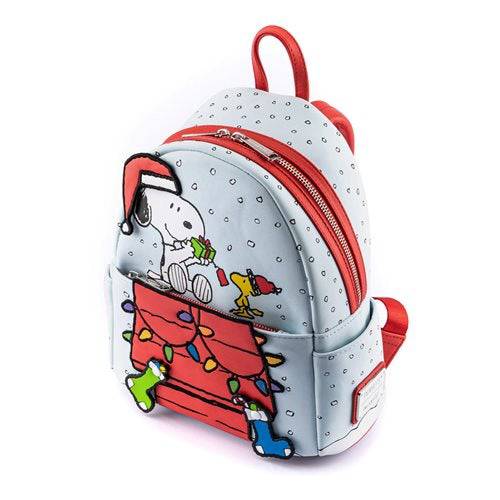 Loungefly Peanuts Gift Giving Snoopy & Woodstock Mini-Backpack - by Loungefly | Buy at ToyShnip