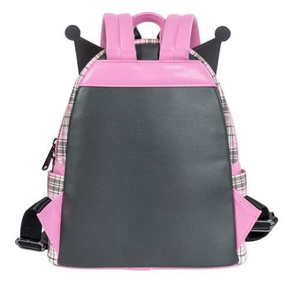 Loungefly Sanrio Kuromi Flames and Plaid Mini - Backpack - Entertainment Earth Exclusive - by Loungefly