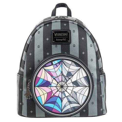 Loungefly Wednesday Nevermore Mini-Backpack - Entertainment Earth Exclusive - by Loungefly | Buy at ToyShnip