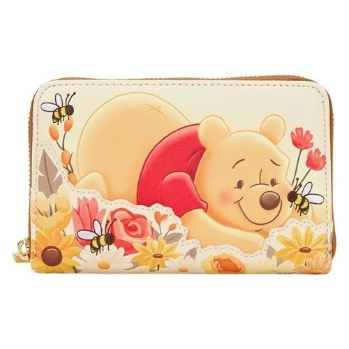 Loungefly Winnie the Pooh Floral Bee Zip Around Wallet - by Loungefly
