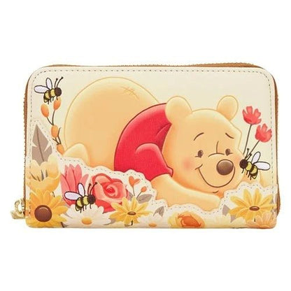 Loungefly Winnie the Pooh Floral Bee Zip Around Wallet - by Loungefly