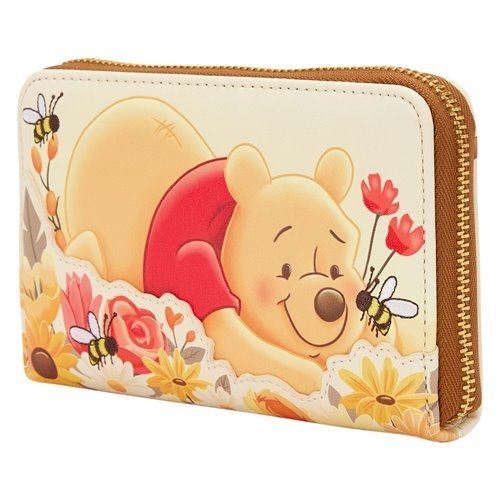 Loungefly Winnie the Pooh Floral Bee Zip Around Wallet - by Loungefly