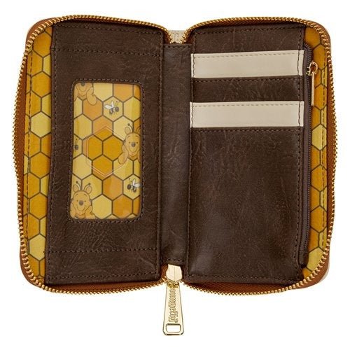 Loungefly Winnie the Pooh Floral Bee Zip Around Wallet - by Loungefly