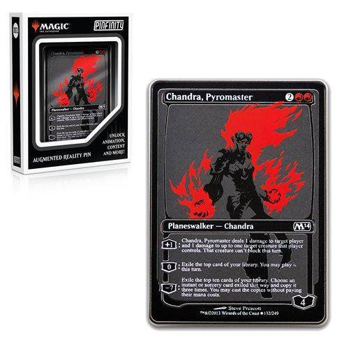 Magic: The Gathering Chandra Pyromaster AR Enamel Pin - by Pinfinity | Buy at ToyShnip