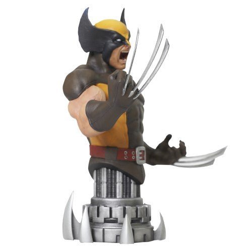 Marvel Comic Brown Wolverine 1/7 Scale Resin Bust - by Diamond Select | Buy at ToyShnip