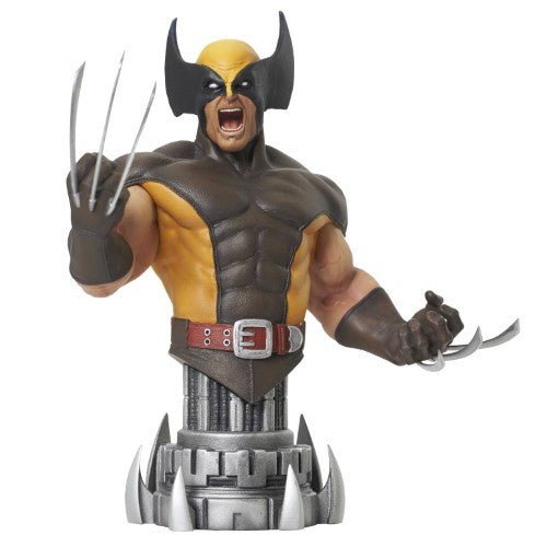 Marvel Comic Brown Wolverine 1/7 Scale Resin Bust - by Diamond Select | Buy at ToyShnip