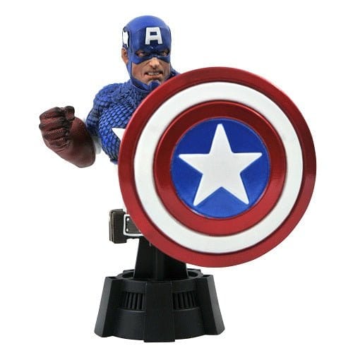 Marvel Comic Captain America 1/7 Scale Bust - by Diamond Select | Buy at ToyShnip