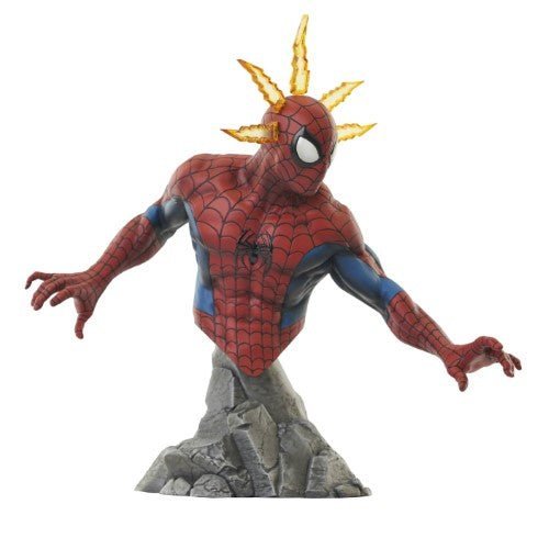 Marvel Comic Spider-Man 1/7 Scale Resin Bust - by Diamond Select | Buy at ToyShnip