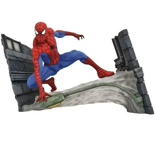 Marvel Gallery Spider-Man Webbing PVC Diorama - by Diamond Select | Buy at ToyShnip