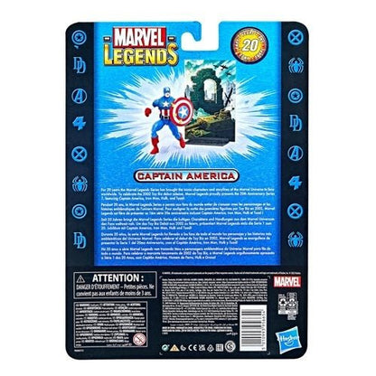 Marvel Legends 20th Anniversary Series 1 Captain America 6 - inch Action Figure - by Hasbro