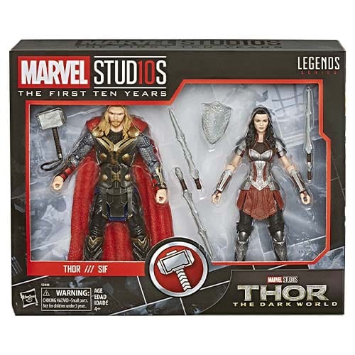 Marvel Legends Cinematic Universe 10th Anniversary Thor and Sif 6-Inch Action Figure - by Hasbro | Buy at ToyShnip
