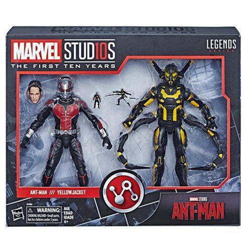 Marvel Legends Cinematic Universe Ant-Man and Yellowjacket 6-Inch Action Figures - by Hasbro | Buy at ToyShnip