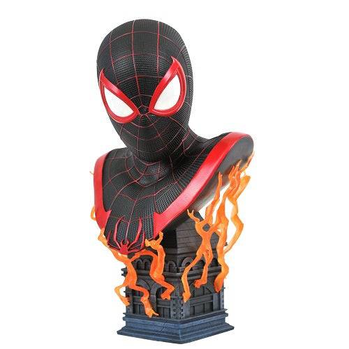 Marvel Legends in 3D PS5 Miles Morales 1/2 Scale Resin Bust - by Diamond Select | Buy at ToyShnip