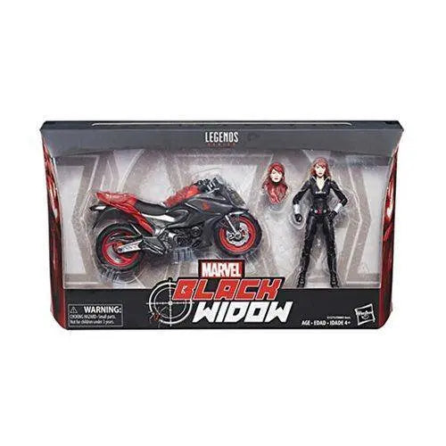 Marvel Legends Vehicle Series 6-inch Black Widow with Motorcycle - by Hasbro | Buy at ToyShnip