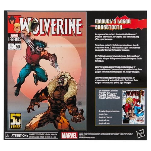 Marvel Legends Wolverine 50th Anniversary 6-Inch Action Figure 2-Pack - Select Figures - by Hasbro | Buy at ToyShnip