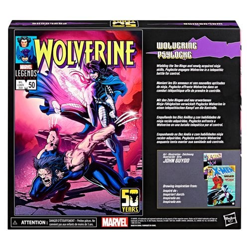 Marvel Legends Wolverine 50th Anniversary 6-Inch Action Figure 2-Pack - Select Figures - by Hasbro | Buy at ToyShnip