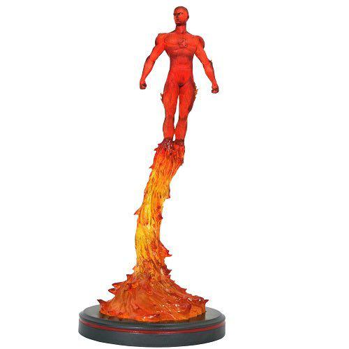 Marvel Premier Collection Comic Human Torch Statue - by Diamond Select | Buy at ToyShnip