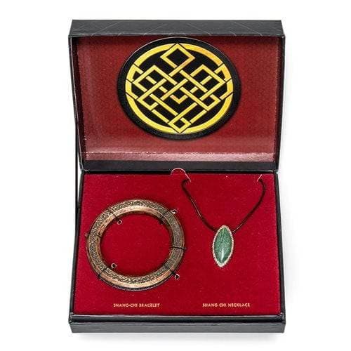 Marvel Shang-Chi Necklace and Glow-in-the-Dark Bracelet Ring Prop Replica Set – Entertainment Earth Exclusive - by Salesone Studios | Buy at ToyShnip