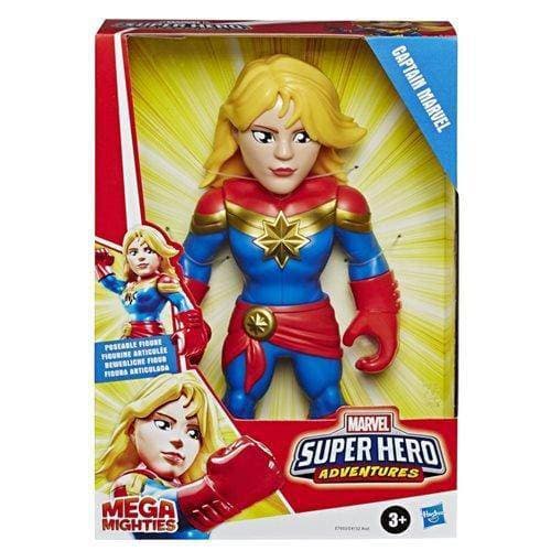 Marvel Super Hero Adventures Mega Mighties Captain Marvel 9-Inch Action Figure - by Hasbro | Buy at ToyShnip