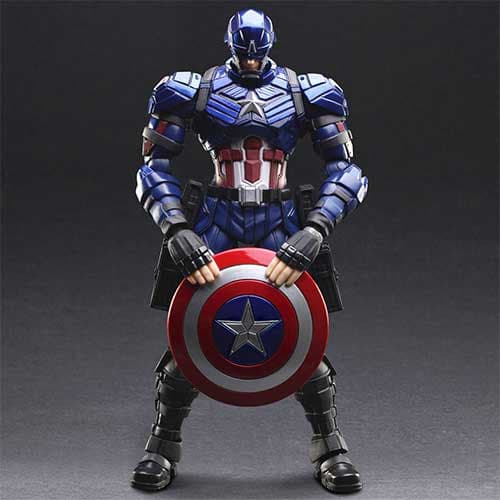 Marvel Universe Variant Bring Arts Captain America Action Figure - by Square-Enix | Buy at ToyShnip